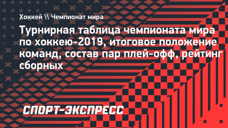 Нхл дивизионы таблица