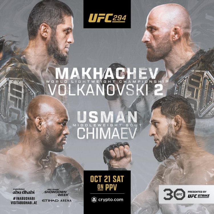 Ufc завтра кард